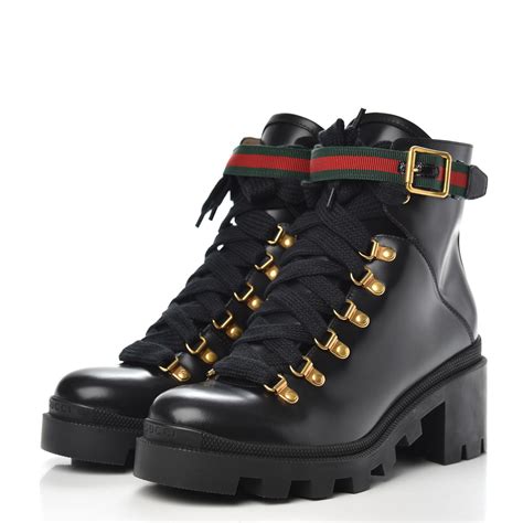 womens gucci combat boots